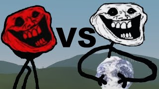 The Supreme Leader Vs The God Of Earth - GarrysMod Sandbox (Trollge Mod Pack and Super Trollge Pack)