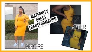 Maternity Dress Into Two Piece Set | FASHION DIY