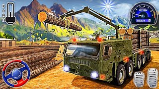 🚛 Truck Driving #1/ Log Transporter Truck Driving Game।। ट्रक वाला game] #trucksimulator #truckgames