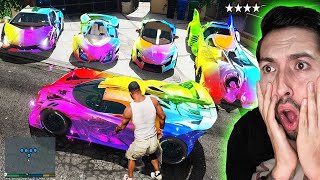 ROBANDO TODOS LOS CARROS DE Mr BEAST en  GTA 5 ! 99,9% IMPOSIBLE! (MODS)