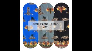 Batik Papua Motif Terbaru 2023 Cantik Banget#batik