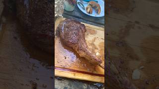 Cooking a Tomahawk Steak in Yosemite half dome