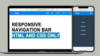 How to create Responsive Navbar using HTML and CSS #navbar #htmlcss