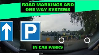 Road Markings And One Way Systems In Car Parks