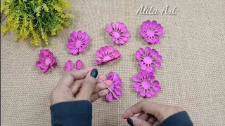 2 DIY Flowers Corner From Foamiran | Bunga sudut dari Foam