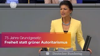 75 Jahre Grundgesetz: Freiheit statt grüner Autoritarismus