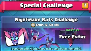 Clash Royale : Nightmare Bats Battle Challenge 🔥🔥🔥 Special Challenge #clashroyale  #bats