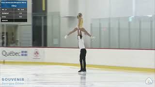 Fiona Bombardier and Benjamin Mimar FS Souvenir Georges-Ethier 2024