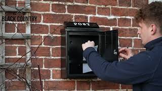 "Yellow Sunflower" Wall Mounted Post Box