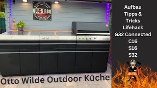 Otto Wilde G32 Connected, C16 Outdoor Küche / Aufbau & Test / Lifehack / Gasgrill Produkttest /BBQ