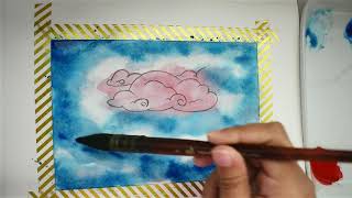 Watercolor Beginner - Day 145 Cloud