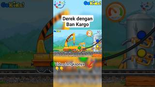 Derek dengan Bana Kargo. Part 8 #gokids #keretaapi #derek