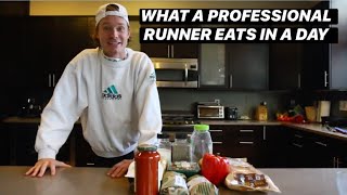 WHAT A PRO RUNNER EATS IN A DAY | Cooking with Drew