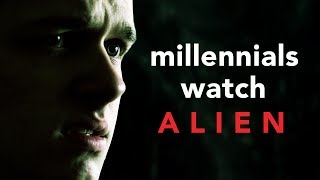 Three Millennials Watch ALIEN For The First Time! - Bobby Burns