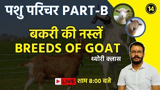 L- 14 | पशु परिचर के लिए महत्वपूर्ण क्लास | बकरी की नस्लें | Breeds of goat | Animal PART-B