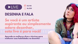 DESENHA E FALA | 🔴LIVE | Ana Paula Reis