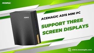 ACEMAGIC AD15 Mini PC 🚀💥 can connect 3 ultra HD screens at the same time 🖥️🖥️🖥️🤩