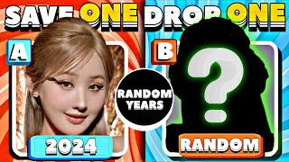 SAVE ONE SONG: 2024 vs ???? 🤔❤️‍🔥 Save One Drop One Kpop Songs - KPOP QUIZ 2024