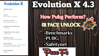 Evolution X 4.3 with IR face unlock build better than Corvus OS| Installation| More Info| POCO F1