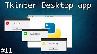 Всплывающие окна. Информационные и диалоговые. Создание десктопного приложения с помощью Tkinter #11
