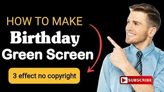 Happy Birthday Green Screen Animation Video HD Free