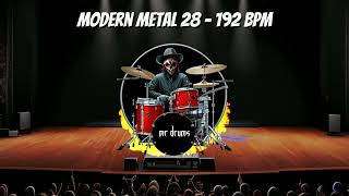 Modern Metal Drumtrack - 192 BPM | Backing Drums | Only Drums