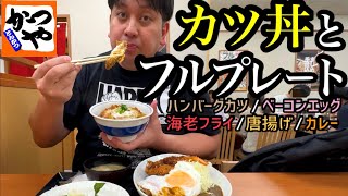 【かつや】カツ丼とフルプレート