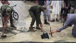 pak navy at Baluchistan flood