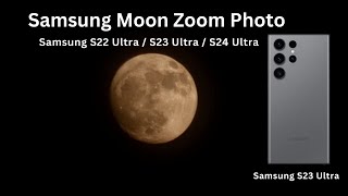 How to take a perfect moon photo in Samsung Galaxy S23 Ultra? 📸🌙 #Astrophotography #Samsung