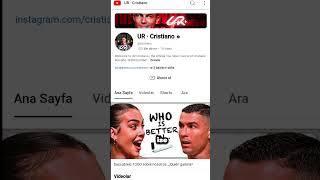 Cristiano Ronaldo Artık Youtuber 😱 #shorts #cristiano #ronaldo