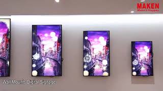 digital signage series,floor stand digital signage;wall mounted digital signage;Combined Mounting