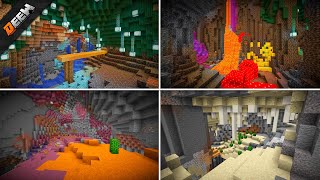 Adicionei 10 Novos Biomas de Cavernas INCRÍVEIS no Minecraft 1.18