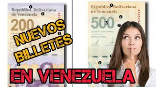 LOS NUEVOS BILLETES EN VENEZUELA 💵💶💴, TODO LO QUE DEBES SABER..