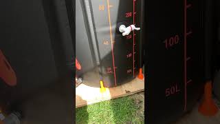 Perfect 100 gallon rain barrel