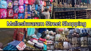 Malleshwaram 8th cross street Shopping| Bangalore Street shopping