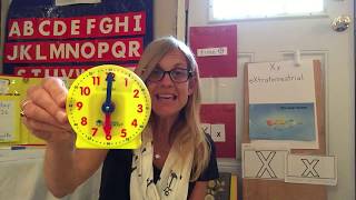 Mrs Falvey Morning Meeting-Letter Xx and Time on the Hour