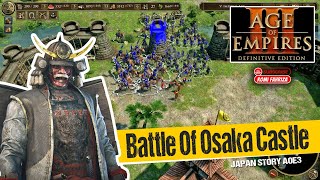 Battle of Osaka Castle | Age of Empire 3 Definitive Gameplay | Japan Story