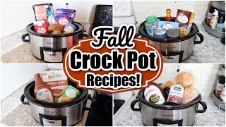 FALL DUMP AND GO CROCK POT RECIPES \ EASY SLOW COOKER MEALS ON A BUDGET! \ KELLY'S KORNER