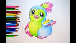 How To Draw Hatchimals. Draw & Color Hatchimals. Яйцо Хечималс || HATCHIMALS  EGGS