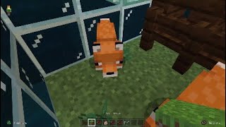 Minecraft строим зайка и лисики