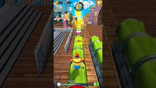 (Minion rush gameplay)try to beat the time in the challenge room