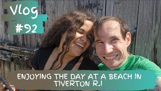 Vlog #92 (A Day at a beach in Tiverton R.I)