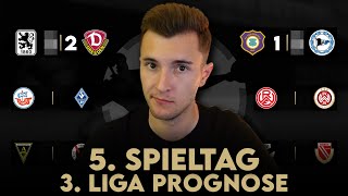 3. Liga Prognose | 5. Spieltag Tipps & Vorschau | 2024/25