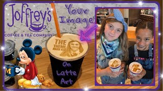 Disney Springs! How to create your own LATTE ART at Joffrey’s coffee and tea company!