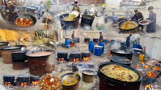 Biggest Traditional marriage ceremony in Afghanistan | Cooking Kabuli Pulao for 5000+ Peoples 😮