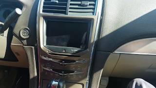 How to Remove Radio / Navigation / Display from Lincoln MKx 2011 for Repair.