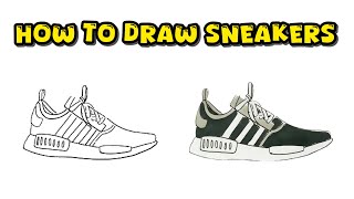 How to Draw Sneakers with Easy-to-Follow Steps – Beginner's Instructions to Drawing