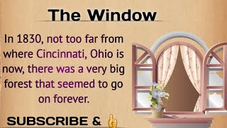 Learn English Through Story 📙 | The Window 🪟 | English Story With Subtitles