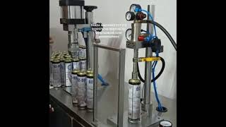 Oxygen Gas Filling, Sanitizer Spray Filling, Perfume & Mouth Freshner Gas Filling & Making Machine