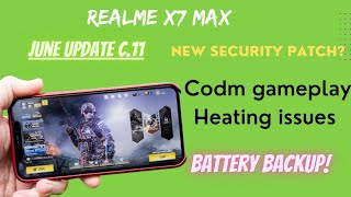 Realme x7 max C.11 update | X7 max june update | CODM gameplay x7 max